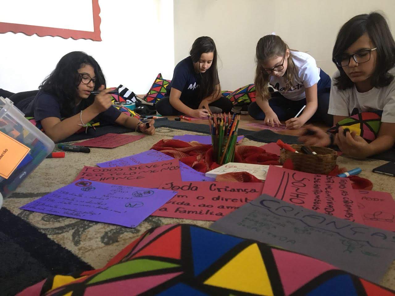 Grupo PJM 6º ano discute os direitos das crianças e dos adolescentes