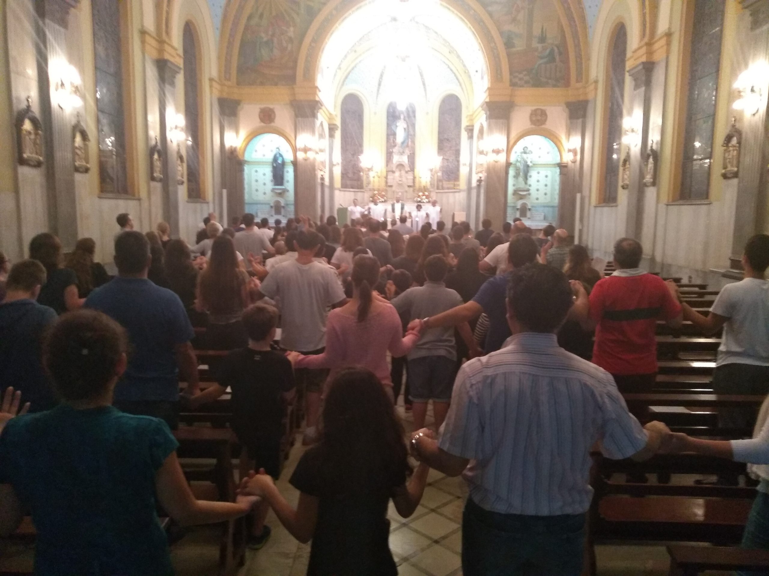 Movimento Champagnat da Família Marista  assume Missa na Capela do Arqui