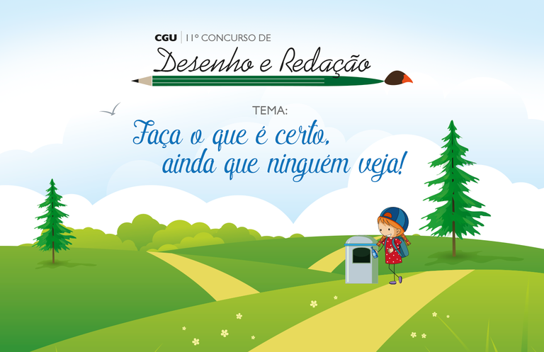 Colégio participa do 11º Concurso de Desenho e Redação da CGU (Controladoria Geral da União)